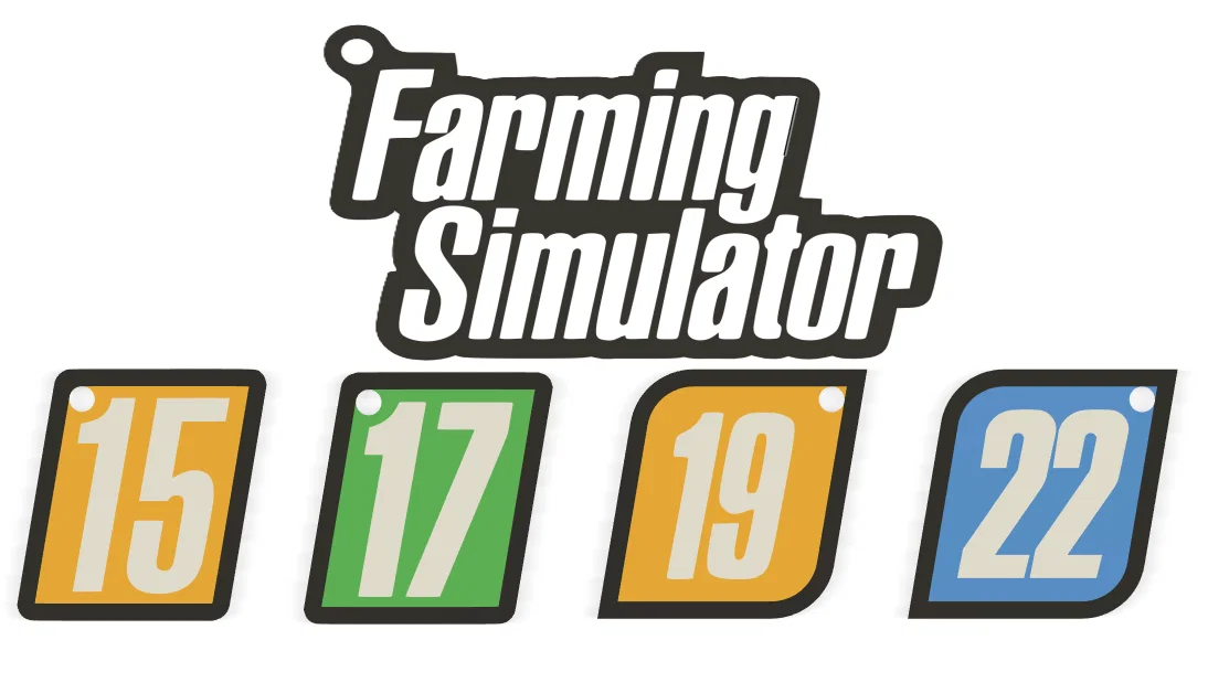Móc khóa Farming Simulator 3D độc đáo cho game thủ - Image 1