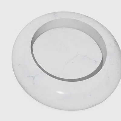 Bát ăn cho mèo thiết kế tối giản, dễ in 3D
