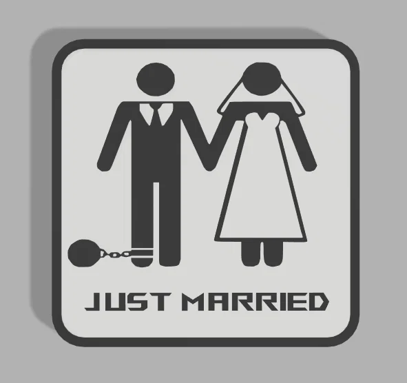 Bảng hiệu “Just Married” - Image 1