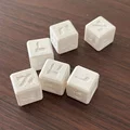 Bộ xúc xắc chữ Do Thái (Hebrew Dice) 17mm - Mô hình 3D độc đáo - Thumbnail 2