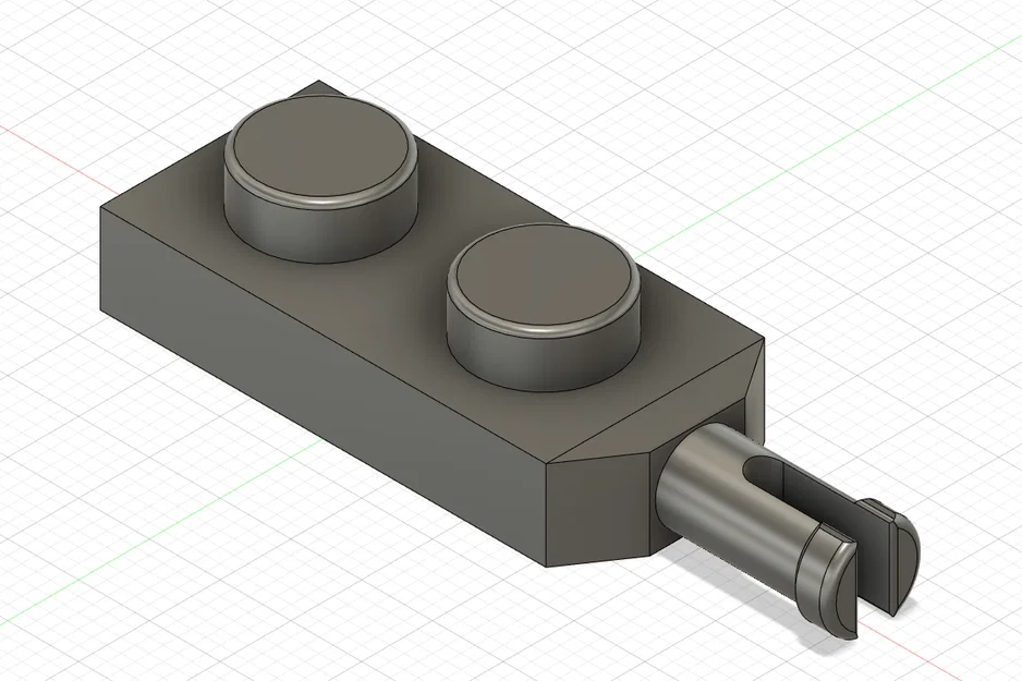 Phụ tùng - chassis axle one-side 1x2 (COBI-88504) - Image 2