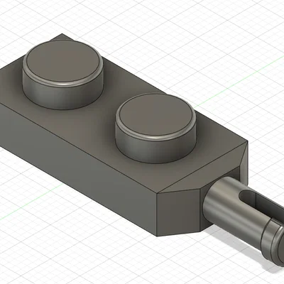 Phụ tùng - chassis axle one-side 1x2 (COBI-88504)