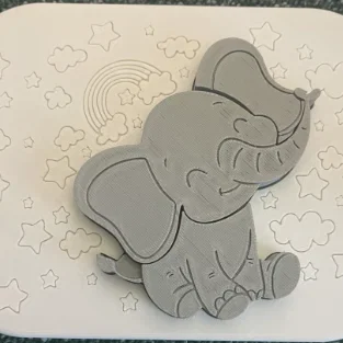 Voi Vui Vẻ - puzzle lắp ghép (insert) cho bé