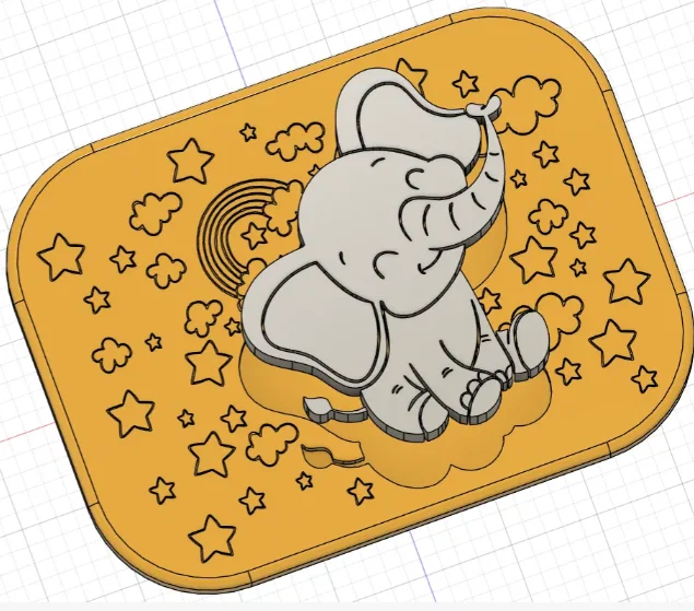 Voi Vui Vẻ - puzzle lắp ghép (insert) cho bé - Image 3