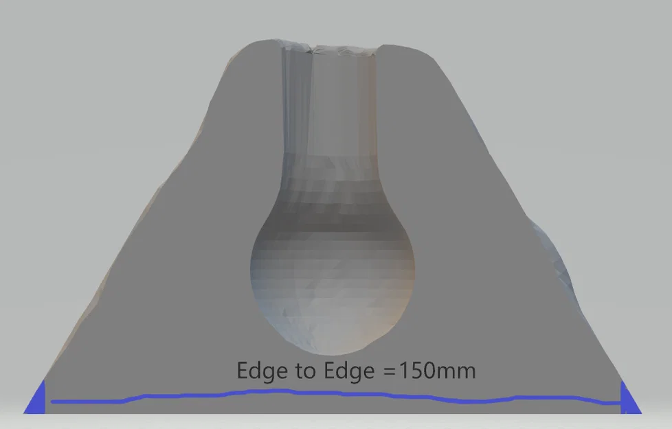 File in 3D mô hình Volc1 kích thước 150mm cho xe đua F1 - Image 1