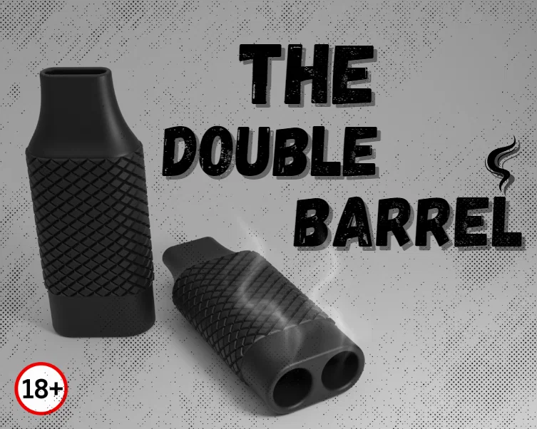 The Double Barrel (Adapter hút 2 điếu thuốc) - Image 1
