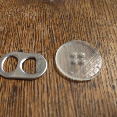 Nút áo 25mm thiết kế lồi tối giản - File in 3D chất lượng cao