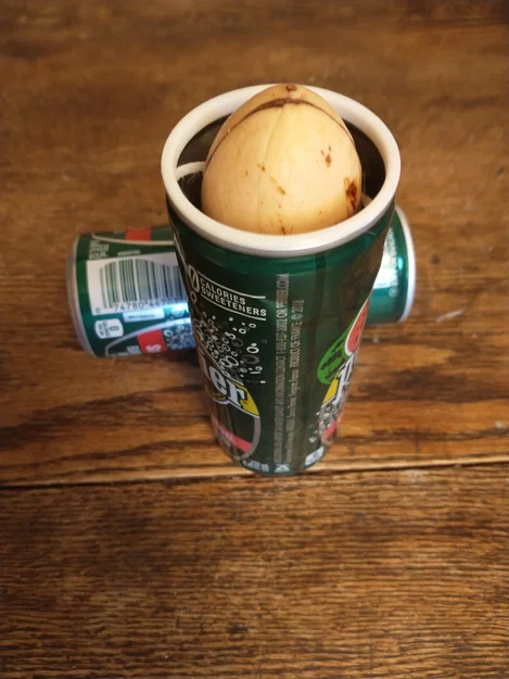 Đế in 3D đỡ hạt bơ thủy canh trên lon Perrier 250mL cực độc - Image 2