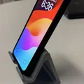 Giá đỡ điện thoại 3D để bàn thiết kế thông minh, có khe luồn dây sạc - Thumbnail 4