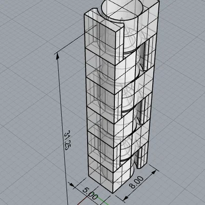 Mô hình bản lề (Hinge) 3D - Thiết kế linh hoạt cho mọi dự án