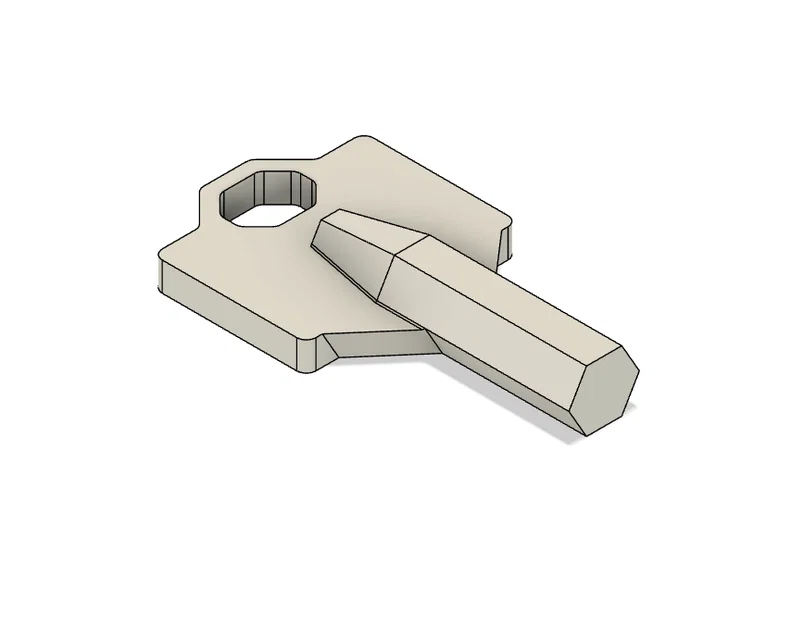 Chìa lục giác 1/4" cho cửa access panel - Image 2
