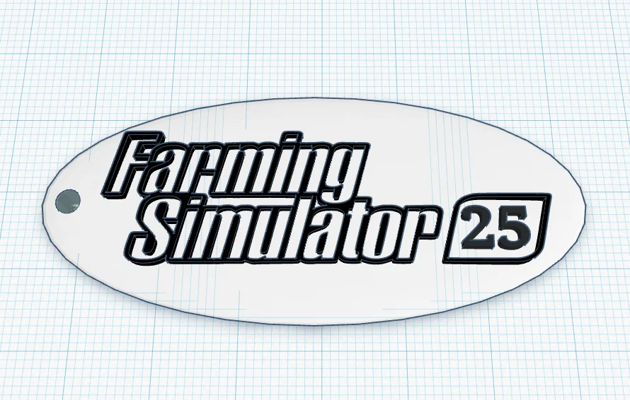 Móc khóa Farming Simulator 25 in 3D cực chất cho game thủ - Image 1
