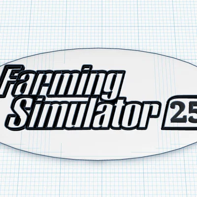 Móc khóa Farming Simulator 25 in 3D cực chất cho game thủ