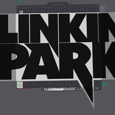 Mô hình trang trí Logo Linkin Park 40x30 cm cho fan hâm mộ