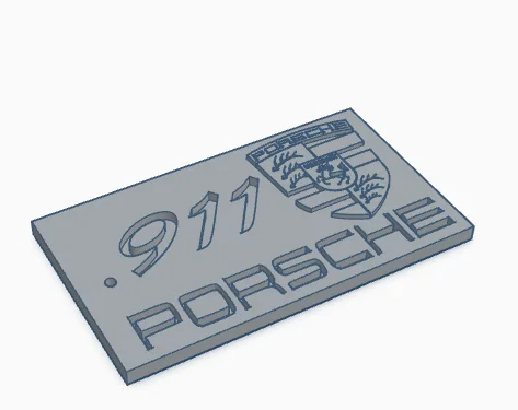 Móc khóa Porsche 911 in 3D phong cách cho người đam mê xe - Image 1