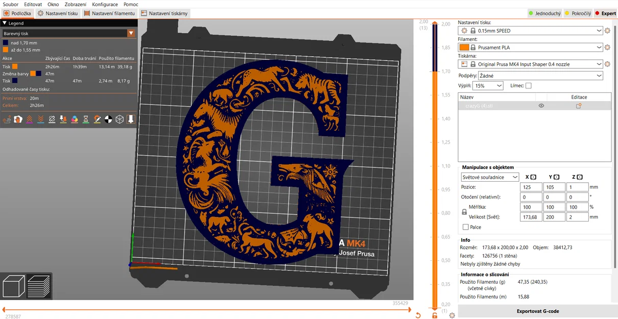 Mô hình chữ G nghệ thuật trang trí 3D (Crazy Alphabet) - Image 8
