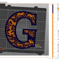 Mô hình chữ G nghệ thuật trang trí 3D (Crazy Alphabet) - Thumbnail 8