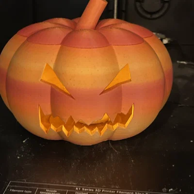Mô hình quả bí ngô Pumpkin Time trang trí Halloween độc đáo