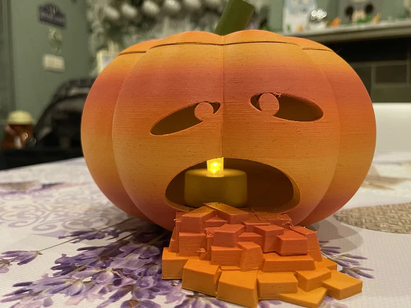 Mô hình quả bí ngô Pumpkin Time trang trí Halloween độc đáo - Image 4