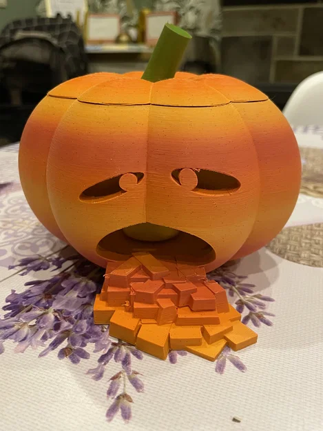Mô hình quả bí ngô Pumpkin Time trang trí Halloween độc đáo - Image 5
