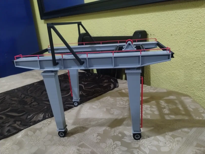 Mô hình cần cẩu di chuyển (Traveler Crane) 3D Printing - Image 3