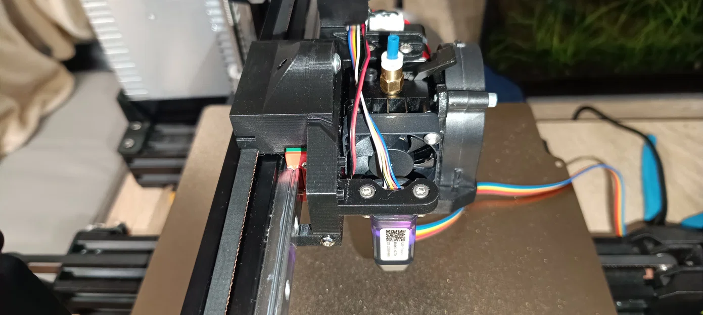 Bộ Ngàm Gắn Ray Tuyến Tính MGN12 Cho Đầu In H2V2s Trên Ender 3 - Image 4
