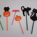 Que khuấy Halloween dễ thương (Cute Halloween Stirrers) - Thumbnail 1