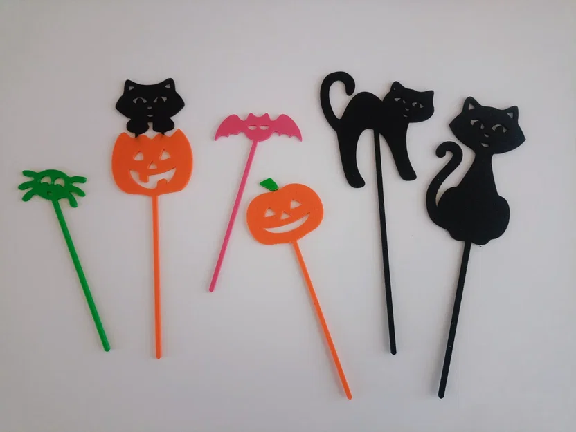 Que khuấy Halloween dễ thương (Cute Halloween Stirrers) - Image 2