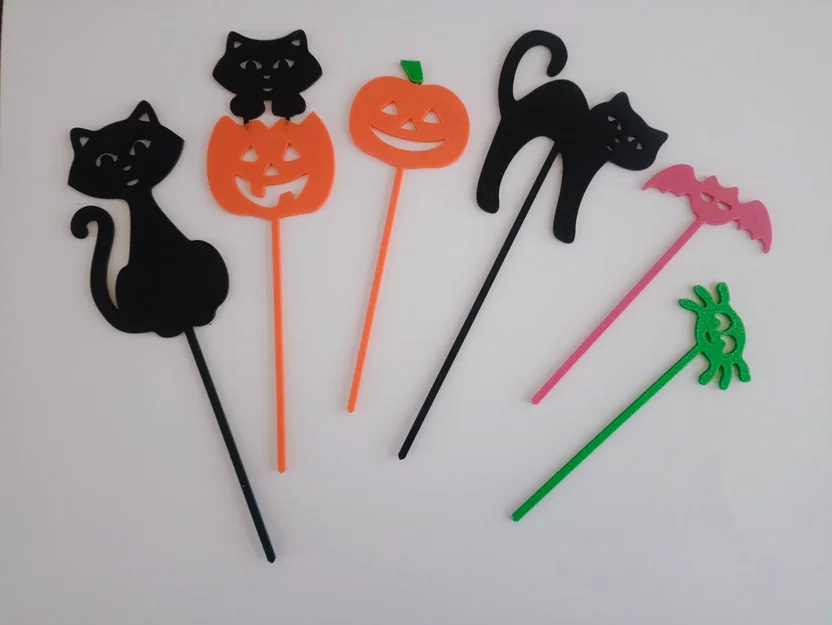 Que khuấy Halloween dễ thương (Cute Halloween Stirrers) - Image 3