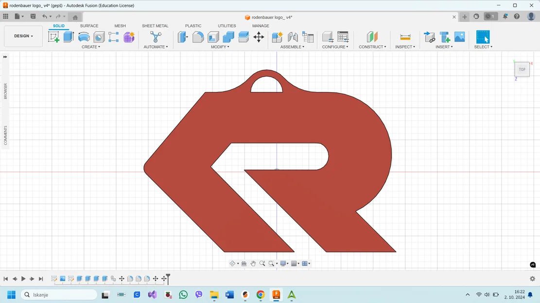 Móc khóa logo Rosenbauer – Thiết kế in 3D tinh tế cho fan cứng - Image 2