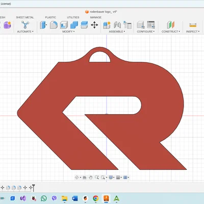 Móc khóa logo Rosenbauer – Thiết kế in 3D tinh tế cho fan cứng