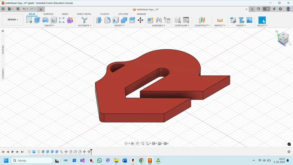 Móc khóa logo Rosenbauer – Thiết kế in 3D tinh tế cho fan cứng - Image 3