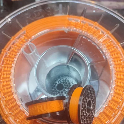 Móc khóa hình cuộn nhựa in 3D PRUSA độc đáo cho dân công nghệ