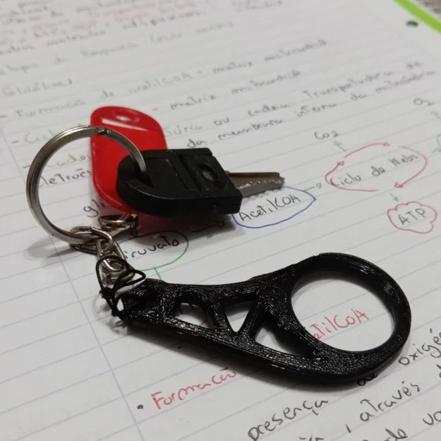 Móc khóa xoay - Print In Place (Spining Keychain) - Image 1