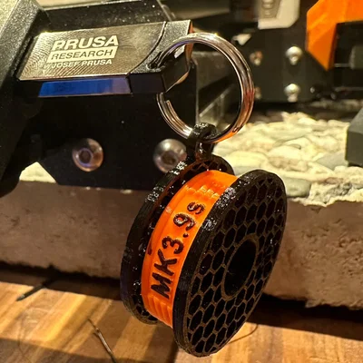 Móc khóa cuộn chỉ (Spool) tùy chỉnh - Phụ kiện độc đáo cho tín đồ in 3D