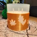 Lampenring Herbstdeko – Vòng trang trí mùa thu cho đèn LED - Thumbnail 1