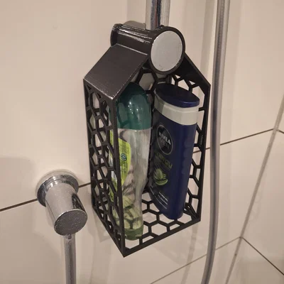 Khay treo chai dầu gội gắn vòi sen tiện lợi - Thiết kế in 3D tối ưu