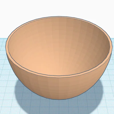 Mô hình cái tô (bowl) đơn giản - Dự án in 3D dễ thực hiện cho người mới
