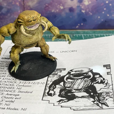 Umber Hulk (Basic & AD&D 1st Ed)