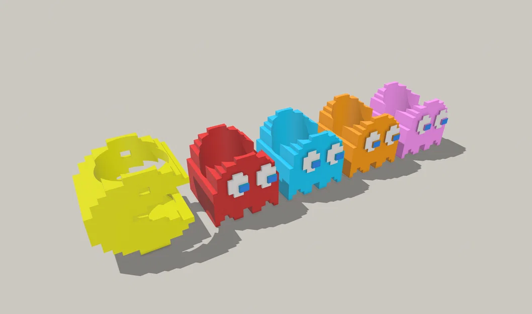 Mô hình chậu cây để bàn phong cách Pac-Man cực dễ thương - Image 2