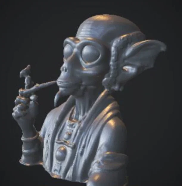 Mô hình Alien Driver Heads 3D in cho xe RC và trang trí - Image 1