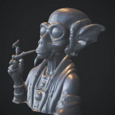 Mô hình Alien Driver Heads 3D in cho xe RC và trang trí