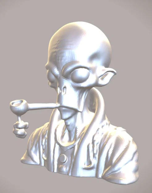 Mô hình Alien Driver Heads 3D in cho xe RC và trang trí - Image 2