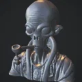 Mô hình Alien Driver Heads 3D in cho xe RC và trang trí - Thumbnail 4