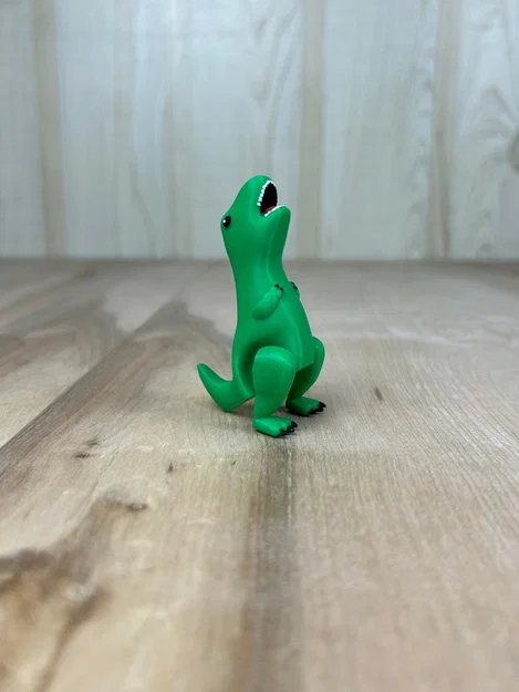 Mô hình khủng long T-Rex cử động (Fidget) in 3D đáng yêu - Image 1