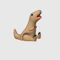 Mô hình khủng long T-Rex cử động (Fidget) in 3D đáng yêu - Thumbnail 2