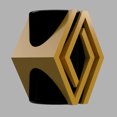 Ống cắm bút logo Renault độc đáo cho bàn làm việc