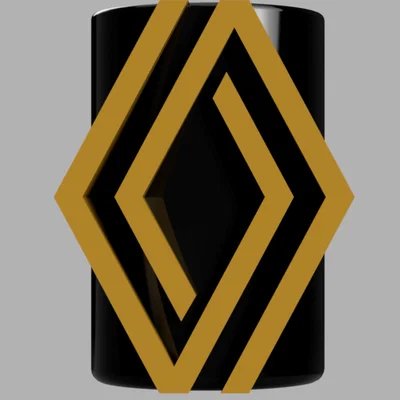 Ống cắm bút logo Renault độc đáo cho bàn làm việc
