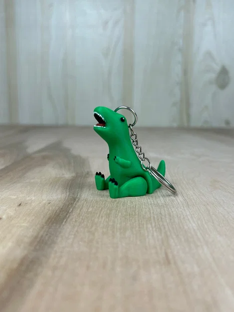 Móc khóa khủng long T-Rex Fidget cực xinh cho máy in 3D - Image 1