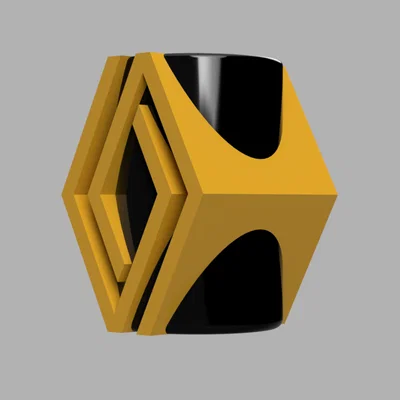 Ống cắm bút logo Renault độc đáo cho bàn làm việc